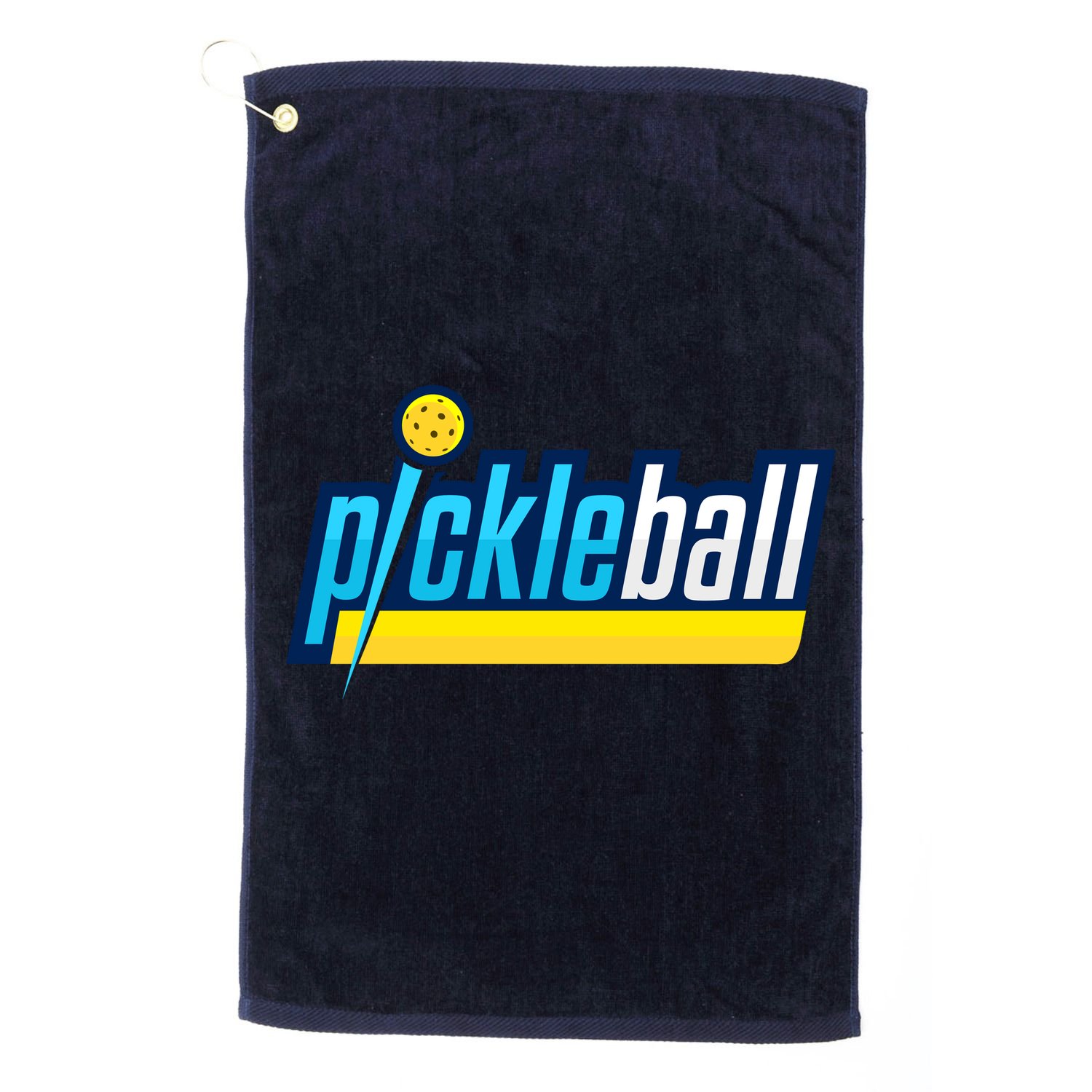 Pickleball Retro Volt Logo Golf Towel