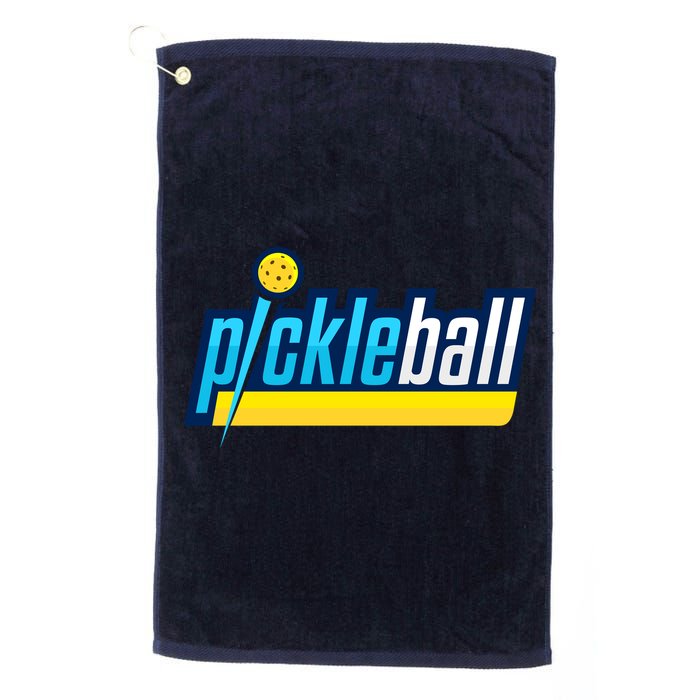 Pickleball Retro Volt Logo Golf Towel