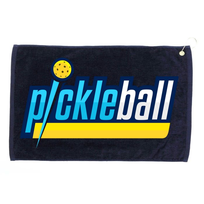 Pickleball Retro Volt Logo Grommeted Golf Towel