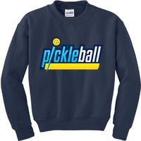Pickleball Retro Volt Logo Kids Sweatshirt