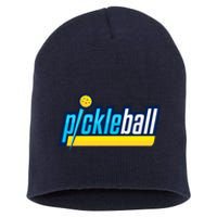 Pickleball Retro Volt Logo Short Acrylic Beanie