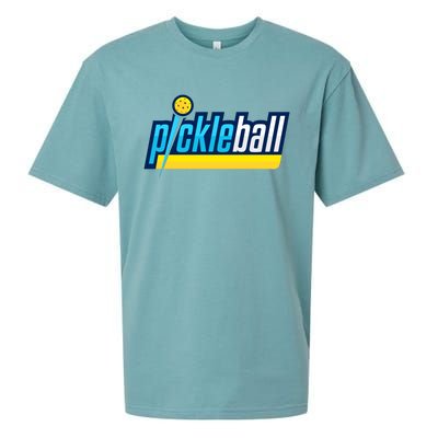 Pickleball Retro Volt Logo Sueded Cloud Jersey T-Shirt