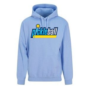 Pickleball Retro Volt Logo Unisex Surf Hoodie