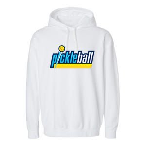 Pickleball Retro Volt Logo Garment-Dyed Fleece Hoodie