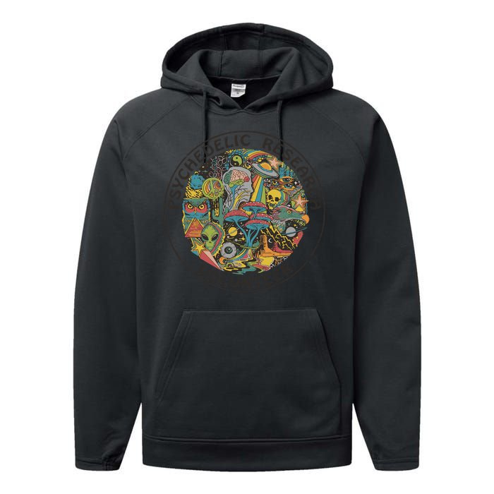 Psychedelic Research Volunteer Performance Fleece Hoodie