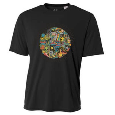 Psychedelic Research Volunteer Cooling Performance Crew T-Shirt