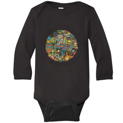 Psychedelic Research Volunteer Baby Long Sleeve Bodysuit