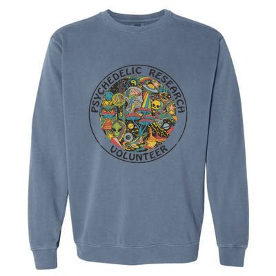 Psychedelic Research Volunteer Garment-Dyed Sweatshirt