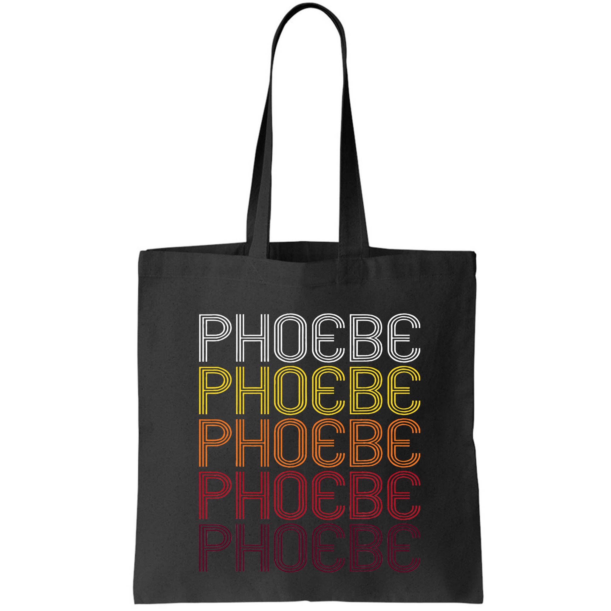Phoebe Retro Wordmark Pattern Vintage Style Bag