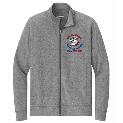 Pro Republican We The People Have Had Enough Vote Trump Stretch Full-Zip Cadet Jacket