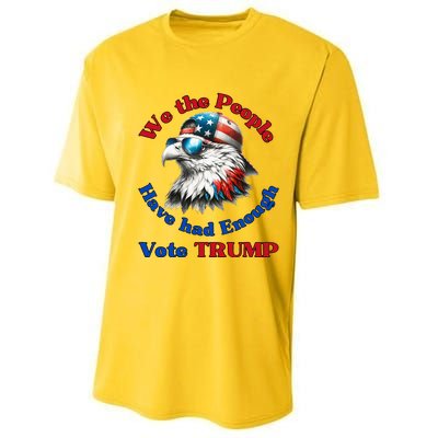 Pro Republican We The People Have Had Enough Vote Trump Performance Sprint T-Shirt