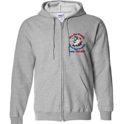 Pro Republican We The People Have Had Enough Vote Trump Full Zip Hoodie