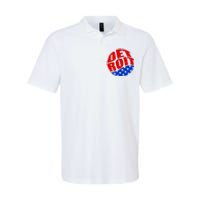 Patriotic Red White Blue Detroit Emblem Softstyle Adult Sport Polo