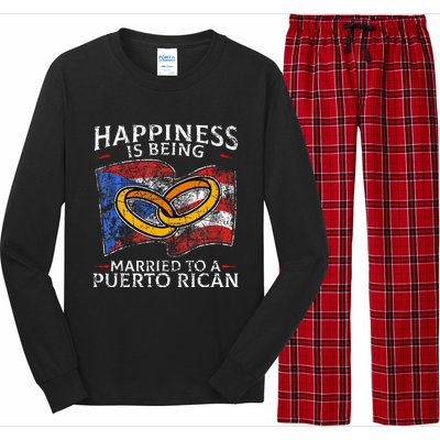 Puerto Rican Wedding Commonwealth Of Puerto Rico PR Long Sleeve Pajama Set