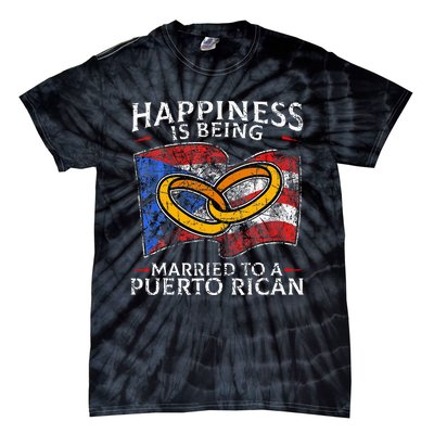 Puerto Rican Wedding Commonwealth Of Puerto Rico PR Tie-Dye T-Shirt