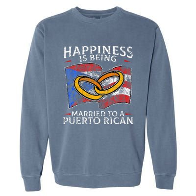 Puerto Rican Wedding Commonwealth Of Puerto Rico PR Garment-Dyed Sweatshirt