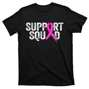 Pin.K Ribbon Women Support Squad Breast Cancer Awareness Month Gift T-Shirt