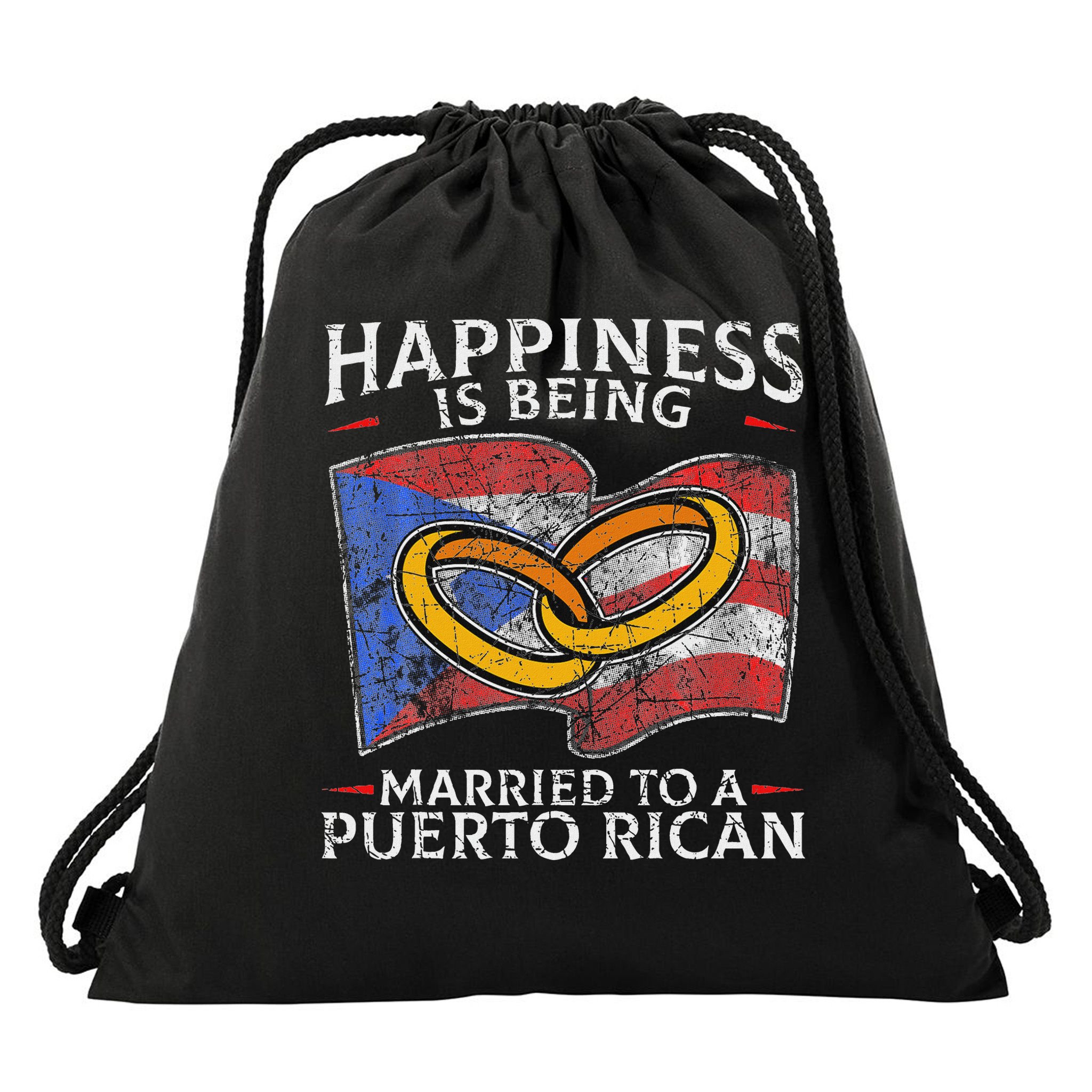 Puerto Rican Wedding Commonwealth Of Puerto Rico Pr Drawstring Bag