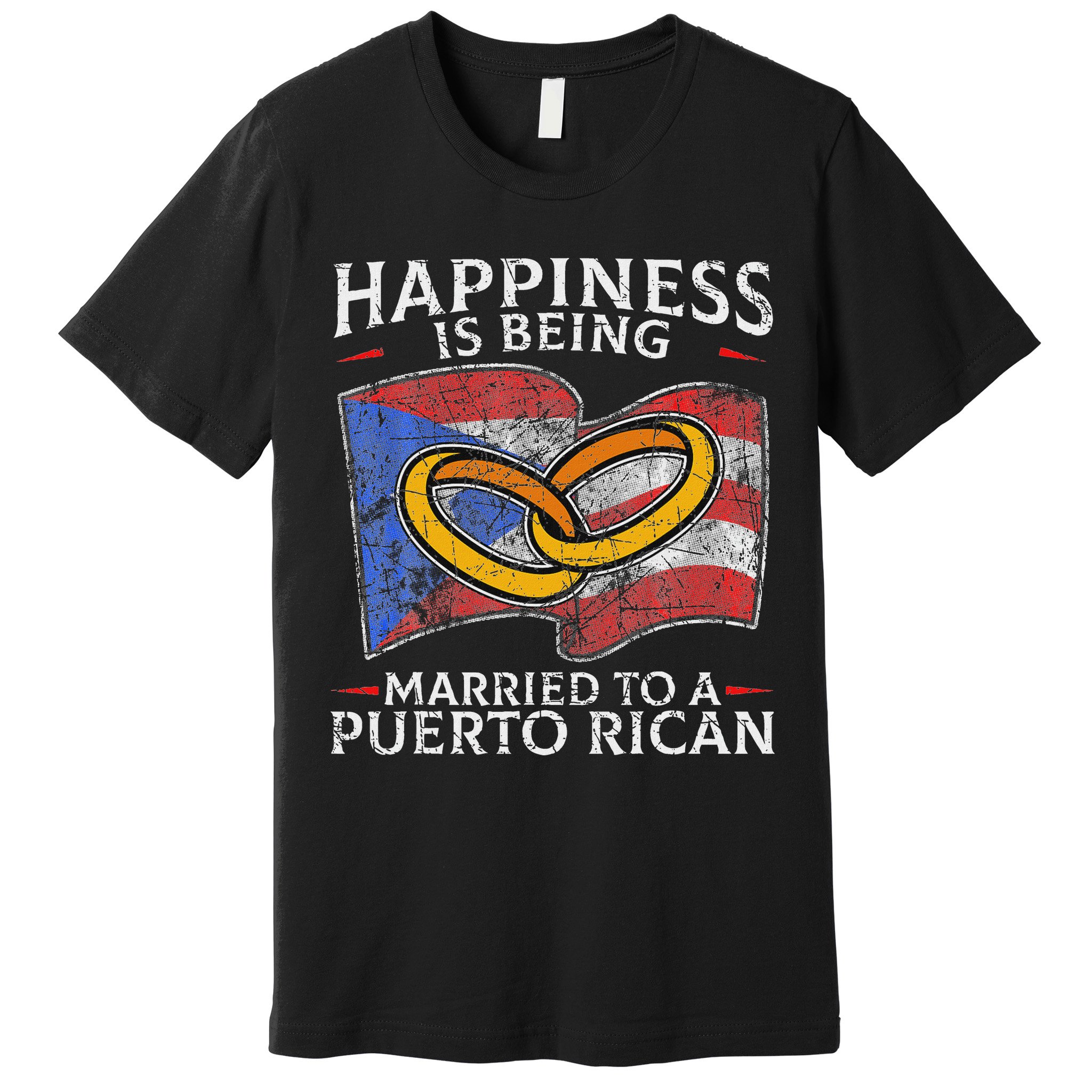 Puerto Rican Wedding Commonwealth Of Puerto Rico Pr Premium T-Shirt
