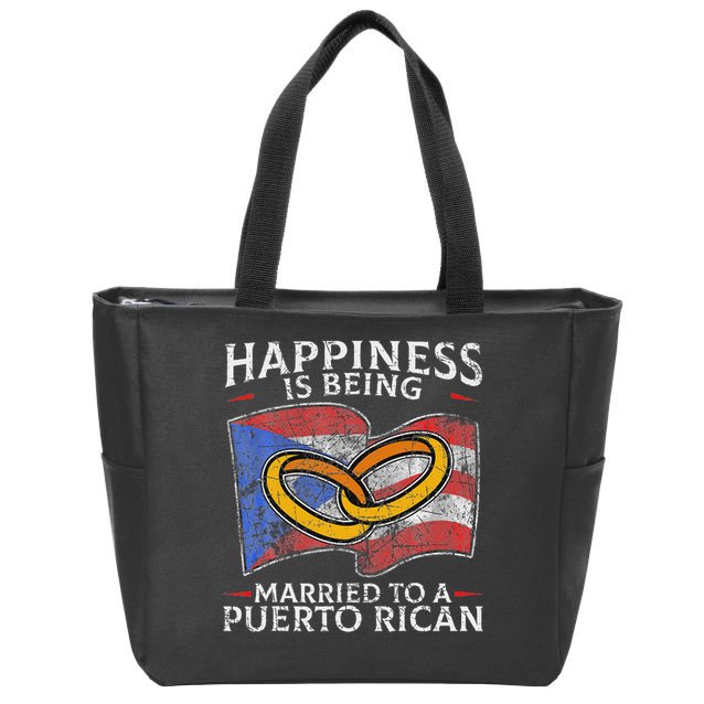 Puerto Rican Wedding Commonwealth Of Puerto Rico Pr Zip Tote Bag