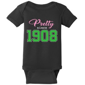 Pretty Since 1908 Sorority Baby Bodysuit