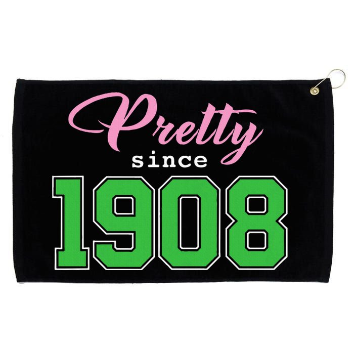 Pretty Since 1908 Sorority Grommeted Golf Towel