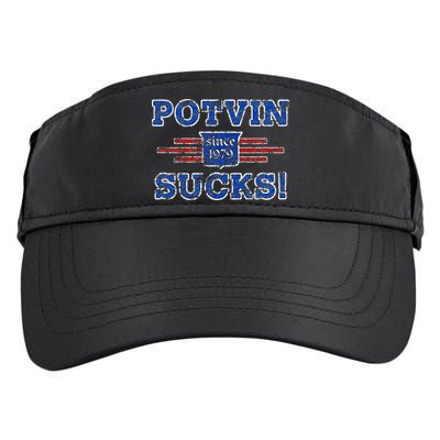 Potvin Sucks 1979 Vintage New York Adult Drive Performance Visor