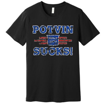 Potvin Sucks 1979 Vintage New York Premium T-Shirt