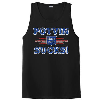 Potvin Sucks 1979 Vintage New York PosiCharge Competitor Tank