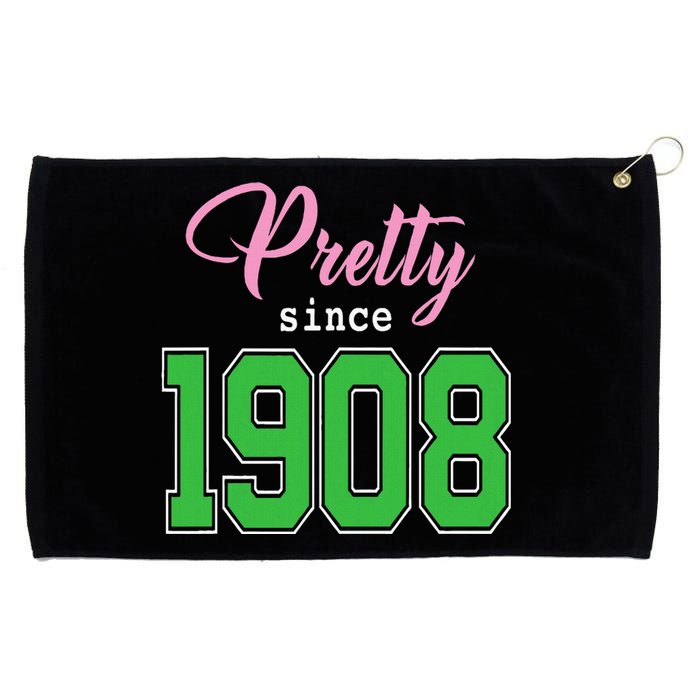 Pretty Since 1908 Sorority Grommeted Golf Towel