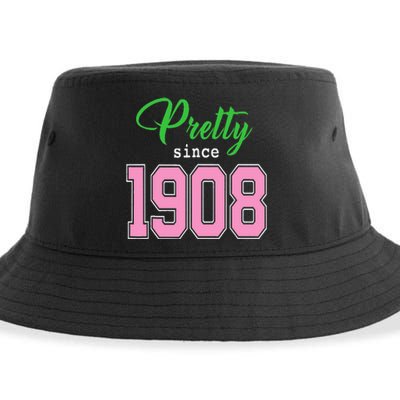 Pretty Since 1908 Sorority Sustainable Bucket Hat