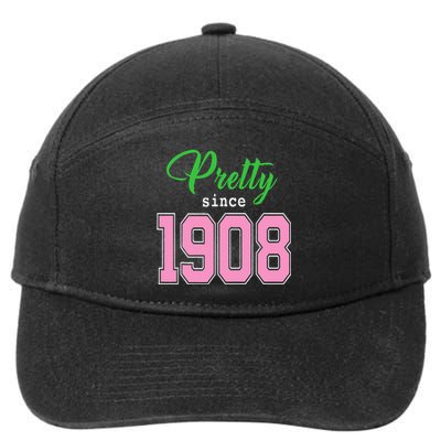 Pretty Since 1908 Sorority 7-Panel Snapback Hat