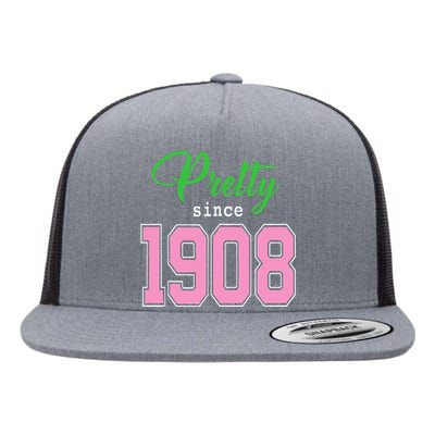 Pretty Since 1908 Sorority Flat Bill Trucker Hat