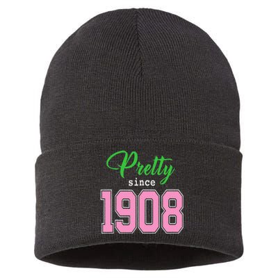 Pretty Since 1908 Sorority Sustainable Knit Beanie