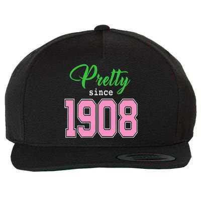 Pretty Since 1908 Sorority Wool Snapback Cap