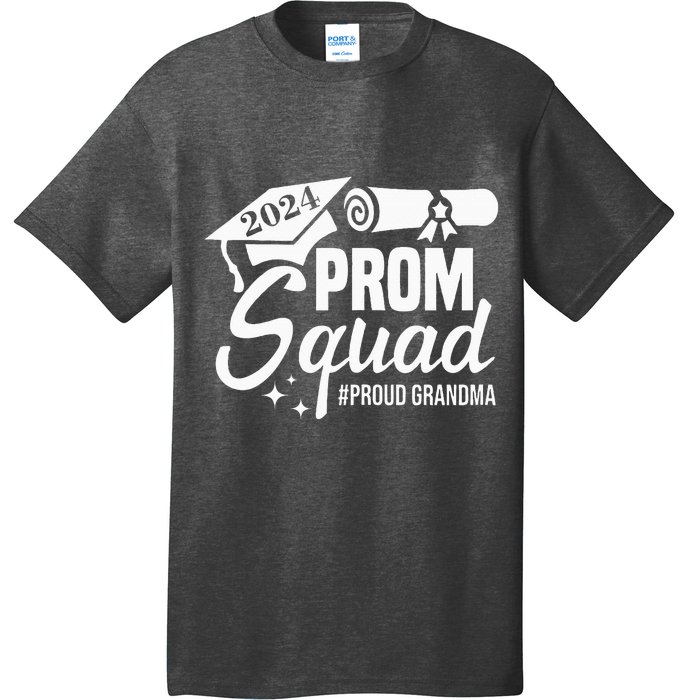 Prom Squad 2024 Proud Grandma Graduate Prom Class Of 2024 T-Shirt