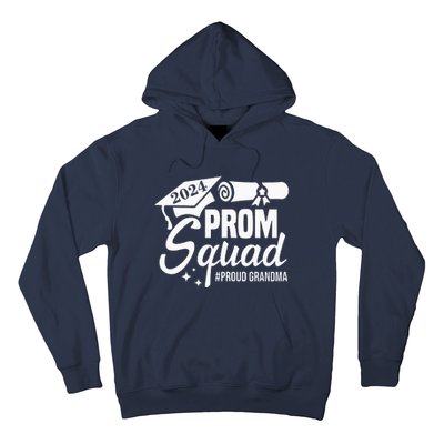 Prom Squad 2024 Proud Grandma Graduate Prom Class Of 2024 Hoodie