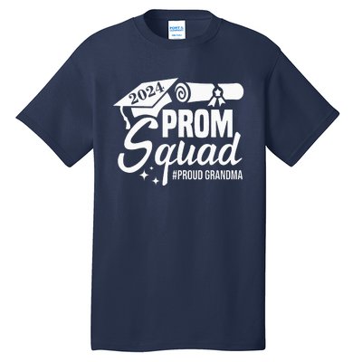 Prom Squad 2024 Proud Grandma Graduate Prom Class Of 2024 Tall T-Shirt