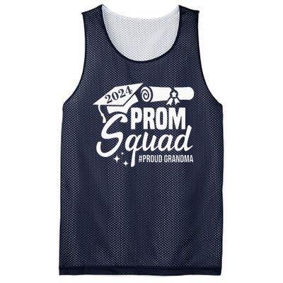 Prom Squad 2024 Proud Grandma Graduate Prom Class Of 2024 Mesh Reversible Basketball Jersey Tank