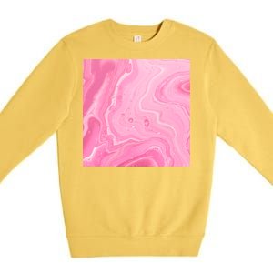 Pink Sublimation 2 Premium Crewneck Sweatshirt