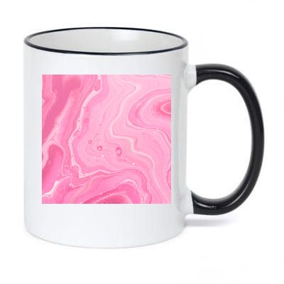 Pink Sublimation 2 11oz Black Color Changing Mug