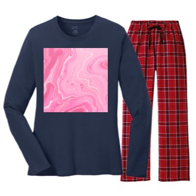 Pink Sublimation 2 Women's Long Sleeve Flannel Pajama Set 