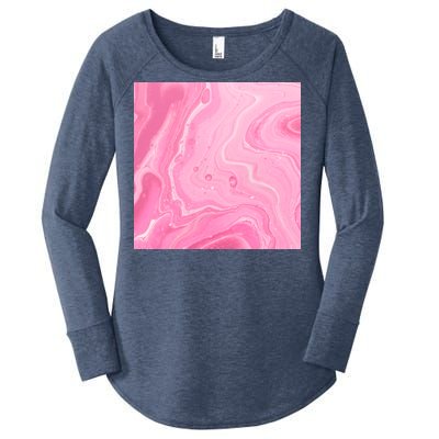 Pink Sublimation 2 Women's Perfect Tri Tunic Long Sleeve Shirt