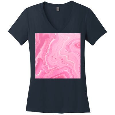 Pink Sublimation 2 Women's V-Neck T-Shirt