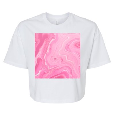 Pink Sublimation 2 Bella+Canvas Jersey Crop Tee