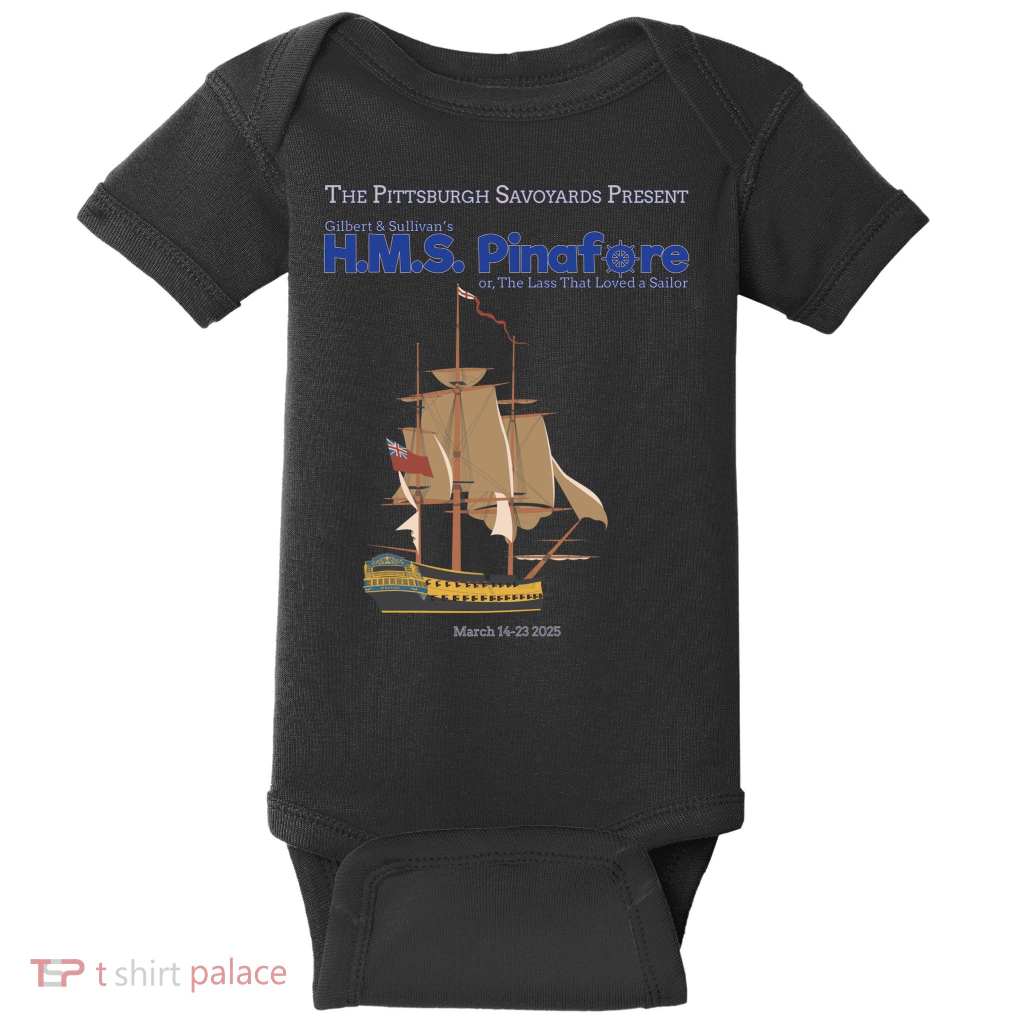 Pittsburgh Savoyards 2025 H.M.S. Pinafore Baby Bodysuit