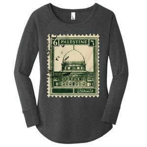 Palestine Stamp 2 Women's Perfect Tri Tunic Long Sleeve Shirt