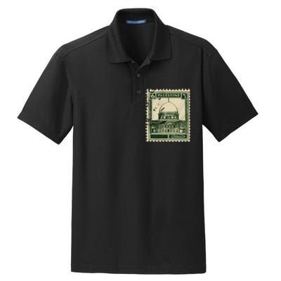 Palestine Stamp 2 Dry Zone Grid Polo