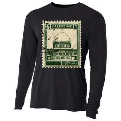 Palestine Stamp 2 Cooling Performance Long Sleeve Crew