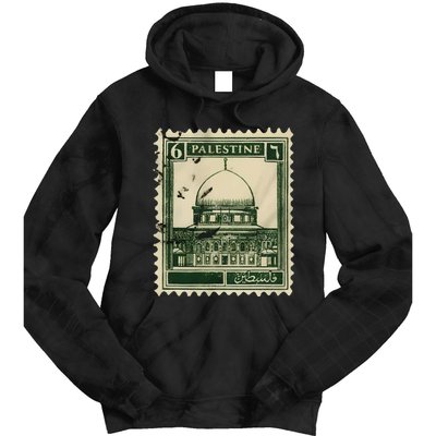 Palestine Stamp 2 Tie Dye Hoodie